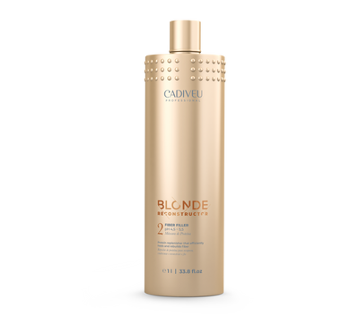Brasil cacau blonde reconstructor n° 2 fiber filler 1000 ml maschera a ph leggermente acido