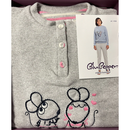 Blu Pepper Pigiama Invernale da Ragazza - Vari Disegni 1009S24