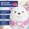 CHICCO Peluche Orsetto Sweet Heart - Tenero Orsetto - Morbido Peluche Elettronico per Bambini, Imbottitura Morbida, 20 Minuti di Musica Rilassante e Meditativa, Luce Soffusa, Lavabile in Lavatrice, 0 Mesi +, Rosa