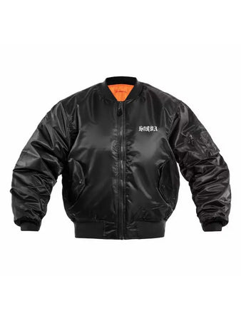 Bomber Militare Nero Horda Brand Bomb Horda Brand Streetwear