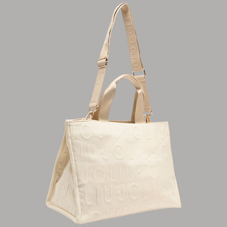 Borsa Liu Jo Tote Maglia con Tracolla Removibile e Pochette Zip