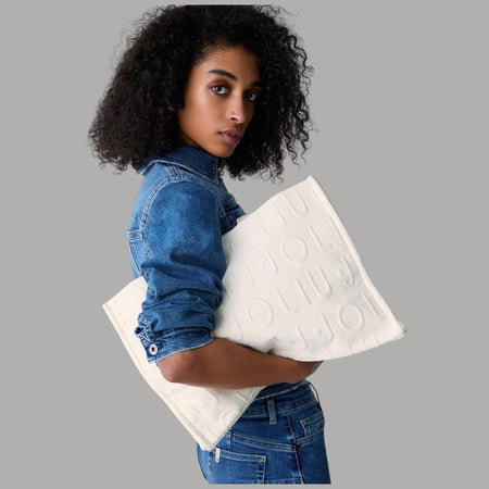 Borsa Liu Jo Tote Maglia con Tracolla Removibile e Pochette Zip