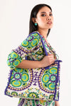 Borsa mare in cotone stampa fiori | MYA ACCESSORIES