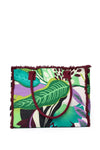 Borsa mare in cotone stampa a foglie | MYA ACCESSORIES