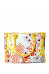 Borsa mare in cotone stampa etnica | MYA ACCESSORIES