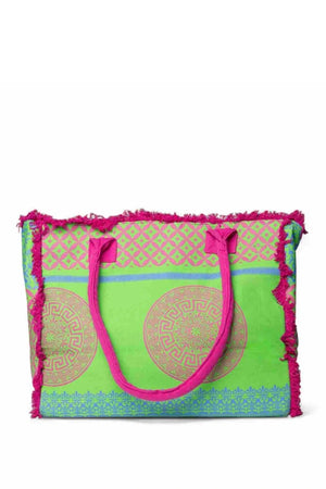 Borsa mare in cotone fluo | MYA ACCESSORIES