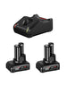 Bosch professional bosch 2x 6.0ah, gal 12v-40 batt. 3165140968669