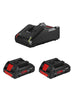 Bosch professional bosch 2x procore 18v 4,0ah + gal 18v-40 1600a01ba3 3165140970341