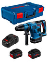 Bosch professional biturbo martello perforatore a batteria gbh 18v-36 c (con sds max, incl. 2 batt. procore18v 8.0ah, caricabatt. gal 1880 cv, mod. bluetooth.. 3165140996112