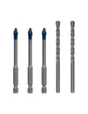 Bosch professional bosch hex-9 hc bohrer 5tlg mix set 6mm 2608900596 expert range 6949509232489
