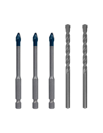 Bosch professional bosch hex-9 hc bohrer 5tlg mix set 6mm 2608900596 expert range 6949509232489