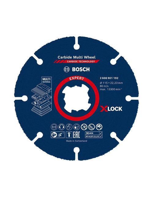 Bosch professional bosch x-lock cmw trennscheibe 115x22,23 2608901192 expert range 4059952567501