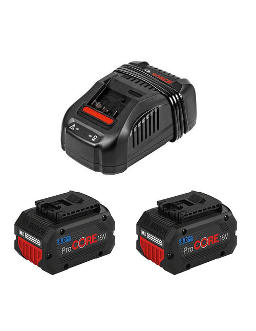 Bosch professional power set bosch (2 x 18v 8,0 ah procore + gal1880cv) 3165140973083
