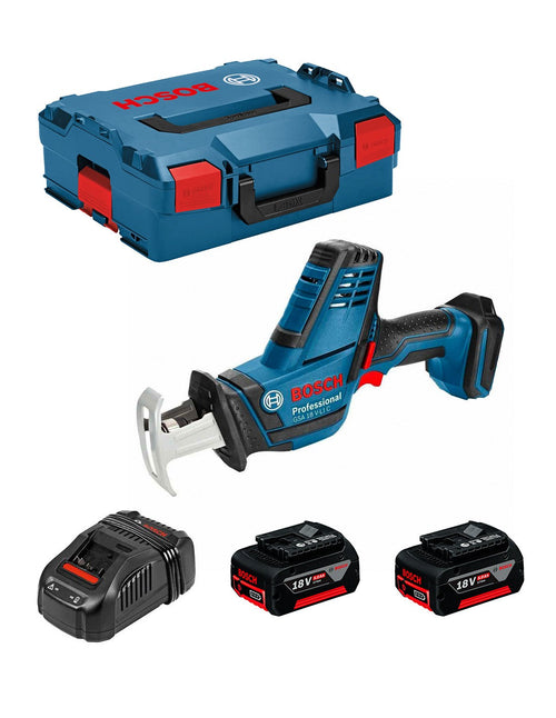 Bosch professional sega universale bosch gsa 18 v-li c (2 x 5,0 ah + gal1880cv + l-boxx 136) 3165140818322