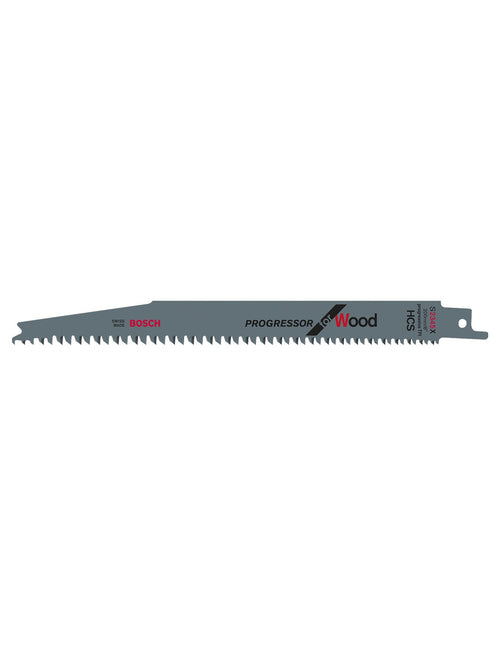 Bosch professional set di 25 lame sega universale bosch progressor for wood 200 mm (2 608 650 463) 3165140515313