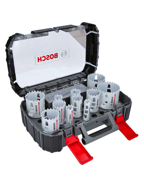 Bosch professional set di seghe a tazza bosch endurance for heavy duty - 13 pezzi (2 608 594 186) 3165140949552