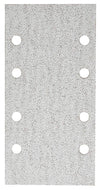 BOSCH - 10 FOGLI ABRASIVI PER LEVIGATRICE CON VELCRO 93 x 185 mm, 8 FORI GRANA 120