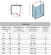 Box Doccia H200 Acciaio Spazzolato Trasparente 8mm Anticalcare - Box Doccia Karag