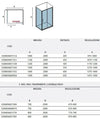 Box Doccia Profili Oro Scorrevole 6mm Anticalcare H200 - Shopbagno.it
