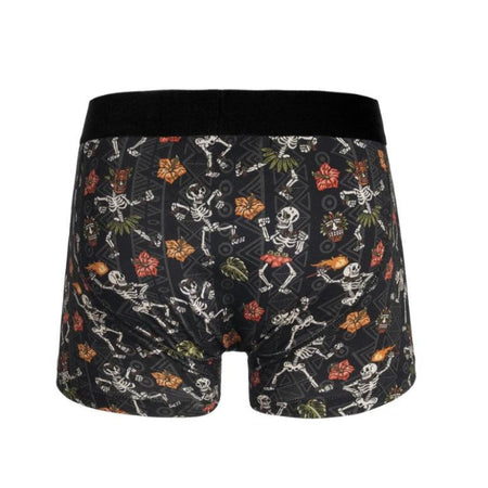 Boxer American Socks Dancing Skeletons