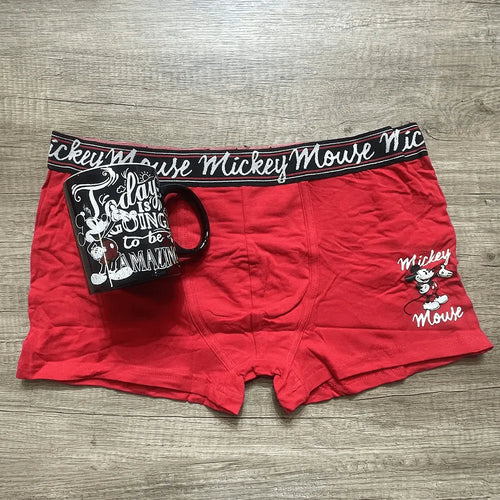 Boxer Disney Mickey Mouse Rosso da Uomo 40016E S100 - Passarelli Biancheria