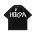 Boxy Fit T-shirt 100% Cotone Taped - Horda Brand Streetwear