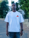 Boxy Fit T-shirt Bianca 100% Cotone Horda X3 Horda Brand Streetwear