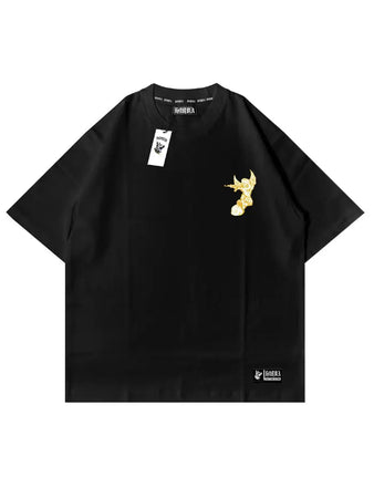 Boxy fit T-shirt 100% Cotone "Wild & Free" Horda Brand Streetwear