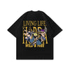 Boxy fit T-shirt 100% Cotone Wild & Free Horda Brand Streetwear