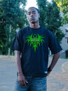 Boxy fit shirt 100% Cotone Acid Dragonfly Horda Brand Streetwear