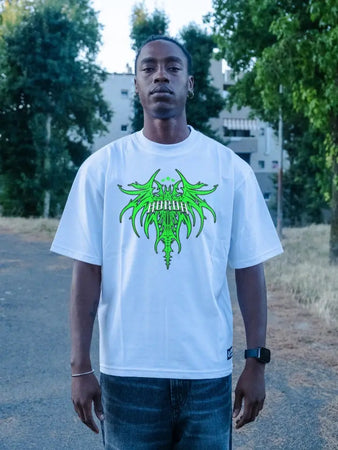 Boxy fit shirt 100% Cotone Acid Dragonfly Horda Brand Streetwear