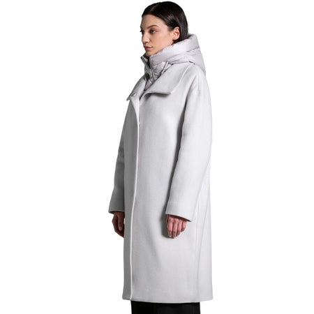 DUNO cappotti donna duno - cappotto in lana - grigio da donna