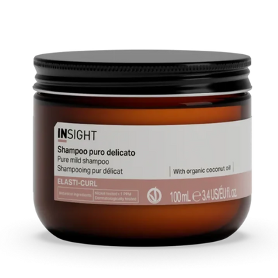 Shampoo Puro Delicato Insight Elasti-Curl – Shampoo Idratante per Capelli Ricci e Mossi, Nutriente e Condizionante con Cocco, Chia e Sacha Inchi
