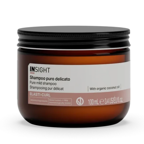 Shampoo Puro Delicato Insight Elasti-Curl – Shampoo Idratante per Capelli Ricci e Mossi, Nutriente e Condizionante con Cocco, Chia e Sacha Inchi