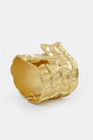 Bracciale rigido in metallo con chiusura automatica