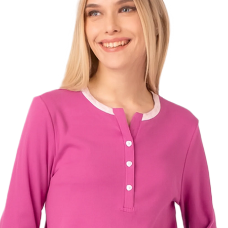 Brilliamo Pigiama da donna invernale in Caldo Cotone BR892184 2510S