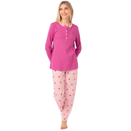 Brilliamo Pigiama da donna invernale in Caldo Cotone BR892184 2510S