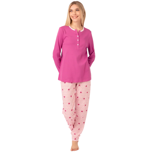 Brilliamo Pigiama da donna invernale in Caldo Cotone BR892184 2510S