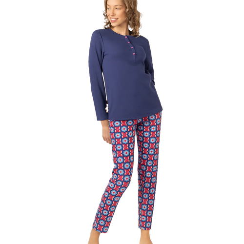 Brilliamo Pigiama da donna invernale in Caldo Cotone BR892192 2510S