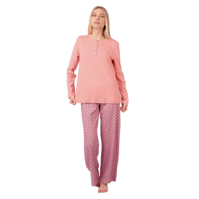 Brilliamo Pigiama da donna invernale in Caldo Cotone BR892201