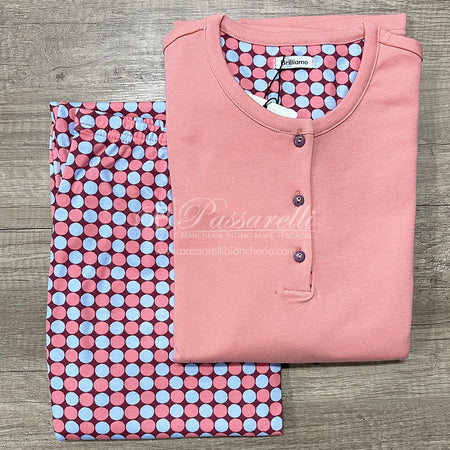 Brilliamo Pigiama da donna invernale in Caldo Cotone BR892201