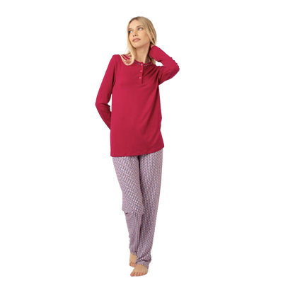 Brilliamo Pigiama da donna invernale in Viscosa BR892212
