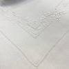 Broderie Parure Lenzuola Matrimoniale in Puro Lino Bellora Ricamato Bianco S400
