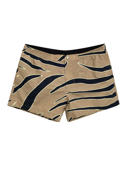 Bottega Veneta Boxer Mare con Stampa Animalier da uomo