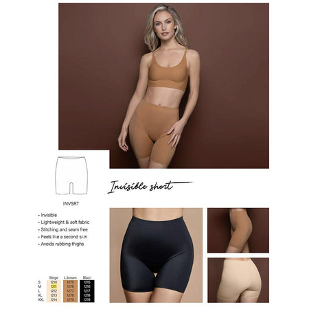 Bye Bra Light Control Invisible Short S20 - Passarelli Biancheria