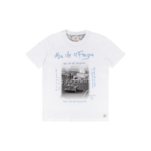 Bob T-shirt uomo in cotone stampata