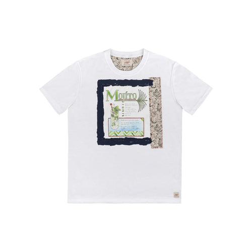 Bob T-shirt uomo in cotone lavorata