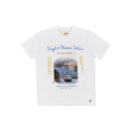 Bob T-shirt uomo in jersey stampata