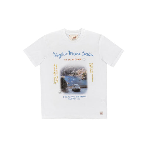 Bob T-shirt uomo in jersey stampata