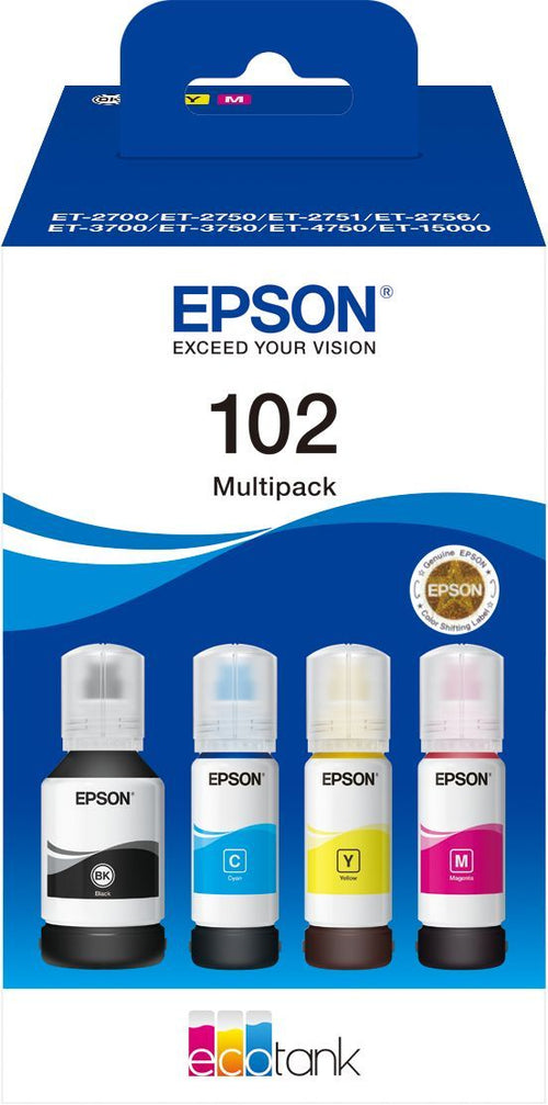 Multipack 4 colori EcoTank 102